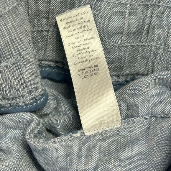 2 Pair Athleta 4" Shorts Womens 20 Cabo Linen Blue & Camo Farallon Short Black - Picture 11 of 16